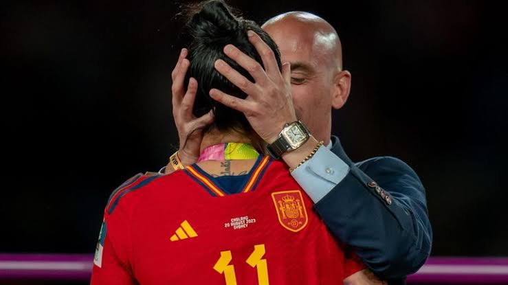 Spanish FA President Luis Rubiales & Jenni Hermoso
