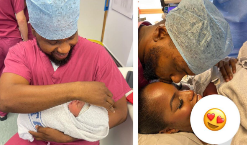 Debola Williams and Wife Kehinde Celebrate the Arrival of Their Baby Girl